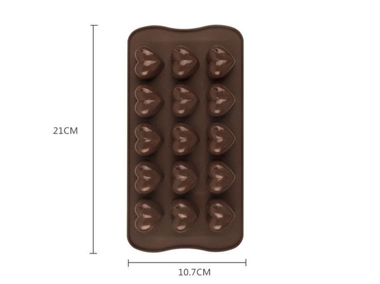 Commerciële de Chocoladevormen van het Babysilicone, Professionele het Voedselrang van Chocoladevormen