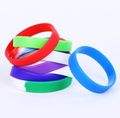 Promotiesilicone Rubberarmbanden, Kleurrijke de Armbanden van het Douanesilicone