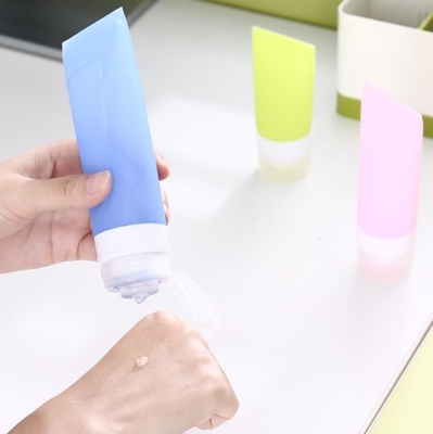 De navulbare Fles van de de Reisverpakking van het Lotionsilicone, Siliconetoiletry Duurzame Flessen