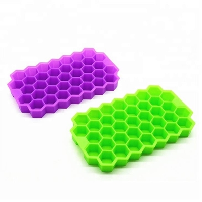 Hexagon Groene Kleur van Mini Ice Cube Tray Yellow van het Honingraatsilicone