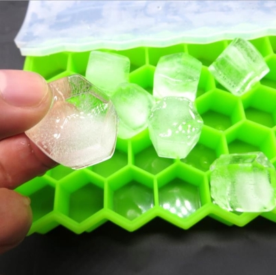Hexagon Groene Kleur van Mini Ice Cube Tray Yellow van het Honingraatsilicone