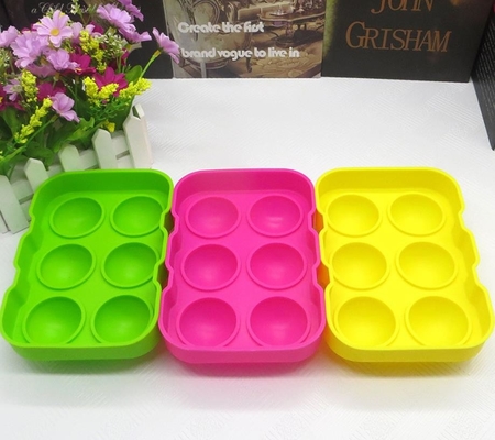 De Vormen van de het Ijsbal van het Colorfullsilicone, de Balmaker FDA 18*12.5*4.8cm van het Siliconeijs