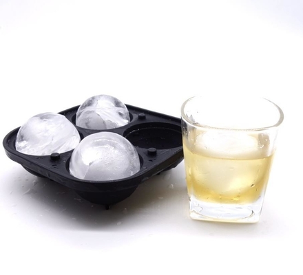 Whisky 4 het Ijsbal van het Holtesilicone vormt Gemakkelijke Versie Duurzaam met Trechter