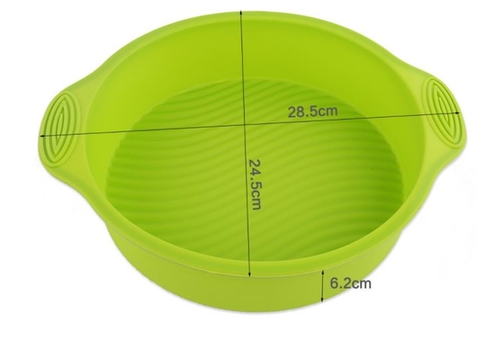 9 de Cake van het duimsilicone vormt Onverbrekelijke Opgeslagen Easile Smaakloos met Handvat