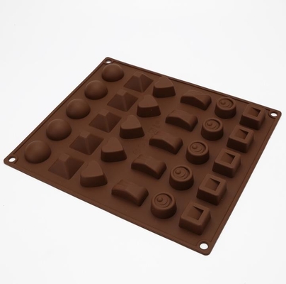 Het multistijlsuikergoed die Vormen maken, Minichocolade vormt 3d Kerstmis Gemakkelijke Opslag