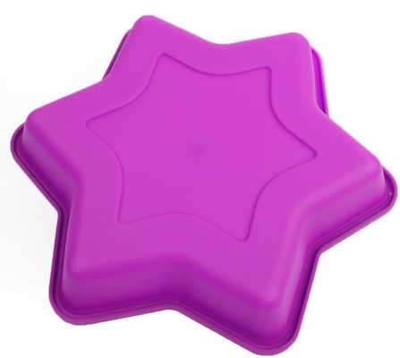 Het Dienblad van het het Siliconebaksel van de voedselrang, van de Vormenhexagram van Siliconebakeware de Douaneontwerp