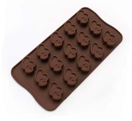 Vormt de hart Gevormde Chocolade van het Koekjessilicone Gemakkelijke het Vullen Afwasmachinebrandkast