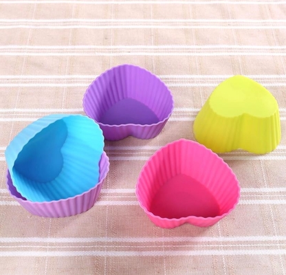 Kleurrijke van de Muffinkoppen van het Muffinsilicone het Dienblad Antibacteriën 6.8*5*3cm