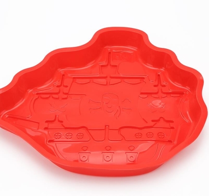 De Vormen van de het Siliconecake van de voedselrang, Gevormde de Boot van de de Vormenpiraat van het Siliconekoekje
