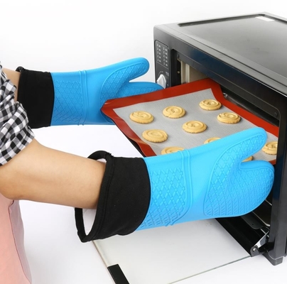 Waterdicht de Handschoenenkatoen van de Siliconehand binnen de Handbescherming van de Hitteisolatie