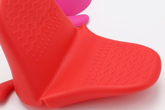 De hittebestendige Handschoenen van de Siliconehand, Siliconebaksel Gloves Weinig Gevormd Hondhoofd