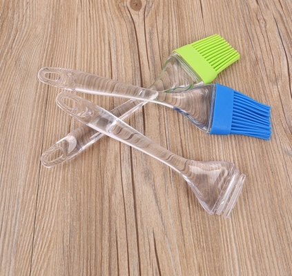 XL van de het Voedselrang van het grootte Transparant plastic handvat van het het Siliconebaksel de Borstelhulpmiddel