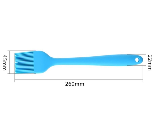 Grote van het de Rangsilicone van het grootte volledige Voedsel het Bakselborstel met Nylon insde