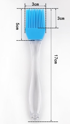 De kleine van de het Voedselrang van het grootte Transparante plastic handvat Borstel van het het Siliconebaksel