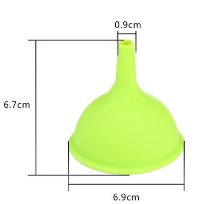 Mini van de het Voedselrang van de groottetrechter van de het Siliconeolie standaard de Trechterkeukengereedschap