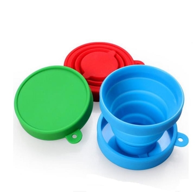 190ML de Rang Opvouwbaar Silicone die van het stijlbpa Vrij Voedsel kop vouwen