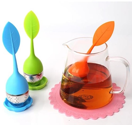 Van het de thee infuser Leuke silicone van BAP het vrije van het de thee infuser blad silicone van de vormfda