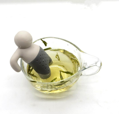 BPA Vrije M. Tea FDA de standaardmens van de Siliconethee infuser met beschikbaar doospakket