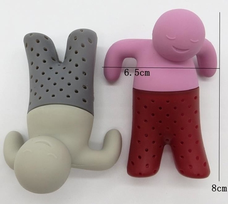 BPA Vrije M. Tea FDA de standaardmens van de Siliconethee infuser met beschikbaar doospakket