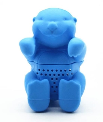 Van het het ontwerpvoedsel van BPA de Vrije Dierlijke Otter Gevormde Theezakjes van het de Rangsilicone