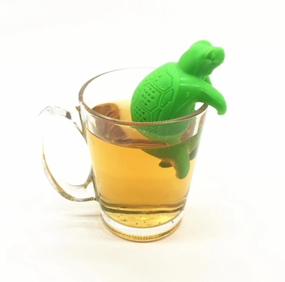 De groene van de het Voedselrang van de Kleurendier gevormde Schildpad zeven van de het Siliconethee