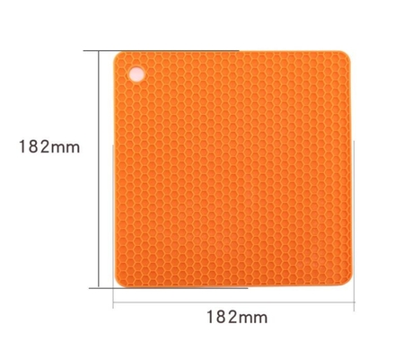 Het kleine Keukengereedschap van het Honingraatsilicone plateerde 18.2*18.2*0.6cm voor Baby