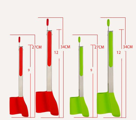 12 Keukengereedschap van het duim het Slimme Silicone, Ilicone-het Voedselrang van Keukenlepels
