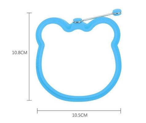 Van het het Siliconekeukengereedschap van BPA Vrije de Kattenvorm voor het Gebraden Ei Koken