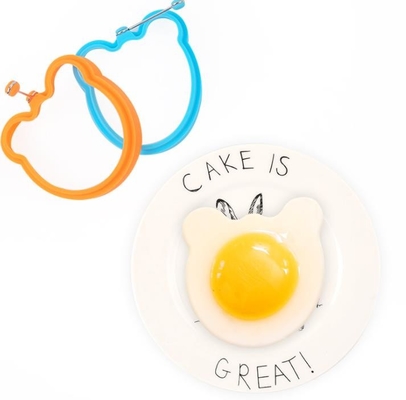Van het het Siliconekeukengereedschap van BPA Vrije de Kattenvorm voor het Gebraden Ei Koken