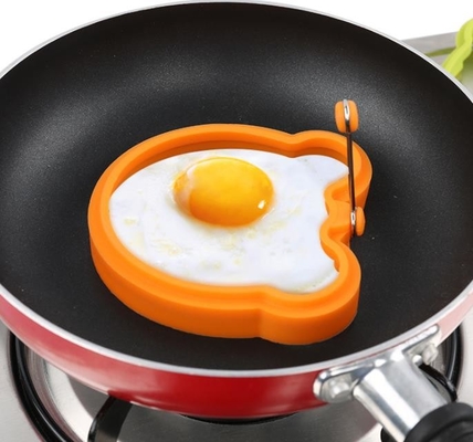 Van het het Siliconekeukengereedschap van BPA Vrije de Kattenvorm voor het Gebraden Ei Koken