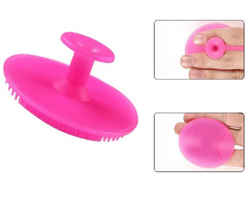 Super Zachte Ovale het Silicone Gezichts Schoonmakende Borstel van FDA voor Lichaam en Gezicht