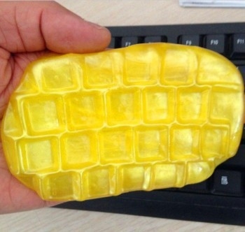 17.5*12cm de Kleurrijke Super Schone Slijmerige Schoonmakende Samenstelling van het Gel Magische Toetsenbord